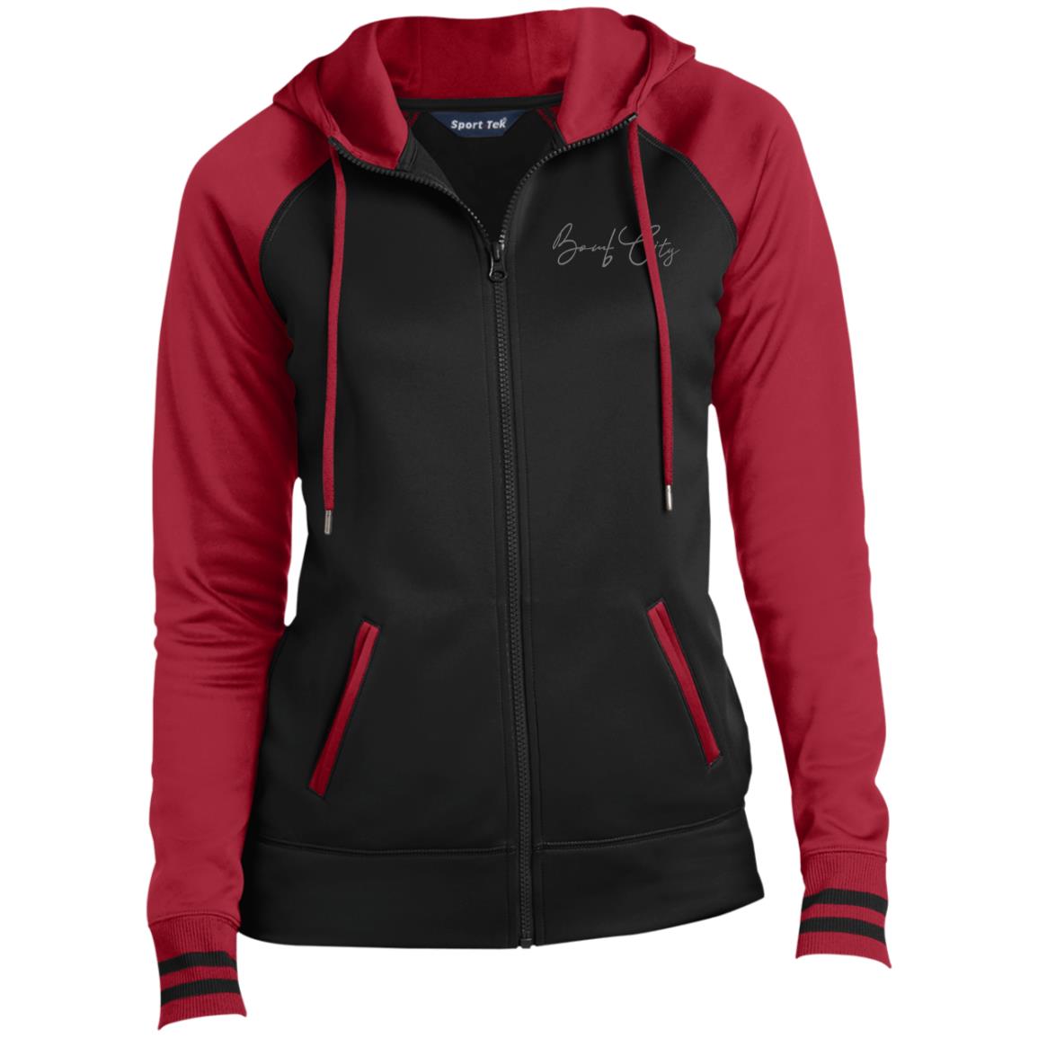 Bomb City Ladies' Sport-Wick® Full-Zip Hooded Jacket (Available in Multiple Colors)
